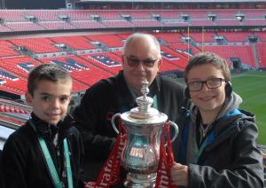 At Wembley with my oldest grandsons. var www vhosts imageinsight.com photo.imageinsight.com wembley downloaded photos P WNSL1DCAD25B82F1 2